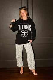 TENNESSEE TITANS BOLD AMBITION OVERSIZED LONG SLEEVE TEE