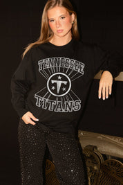 TENNESSEE TITANS SPOTLIGHT OVERSIZED LONG SLEEVE TEE
