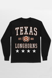 TEXAS LONGHORNS EVERYDAY STAR ESSENTIAL RELAXED FIT LONG SLEEVE TEE