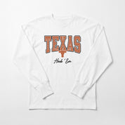 TEXAS LONGHORNS SWEET SPOT ESSENTIAL RELAXED FIT LONG SLEEVE TEE