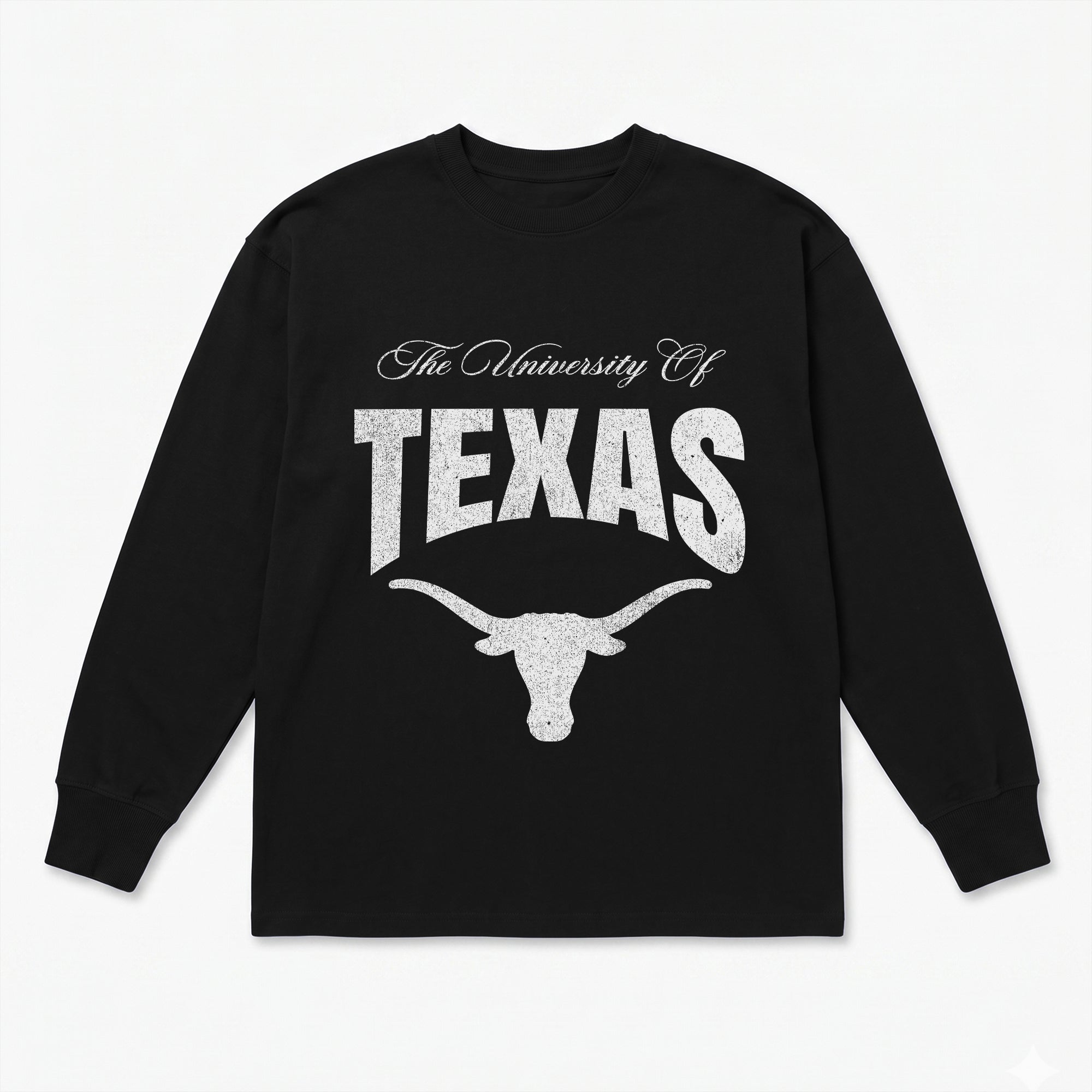 TEXAS LONGHORNS BOLD AMBITION ESSENTIAL RELAXED FIT LONG SLEEVE TEE