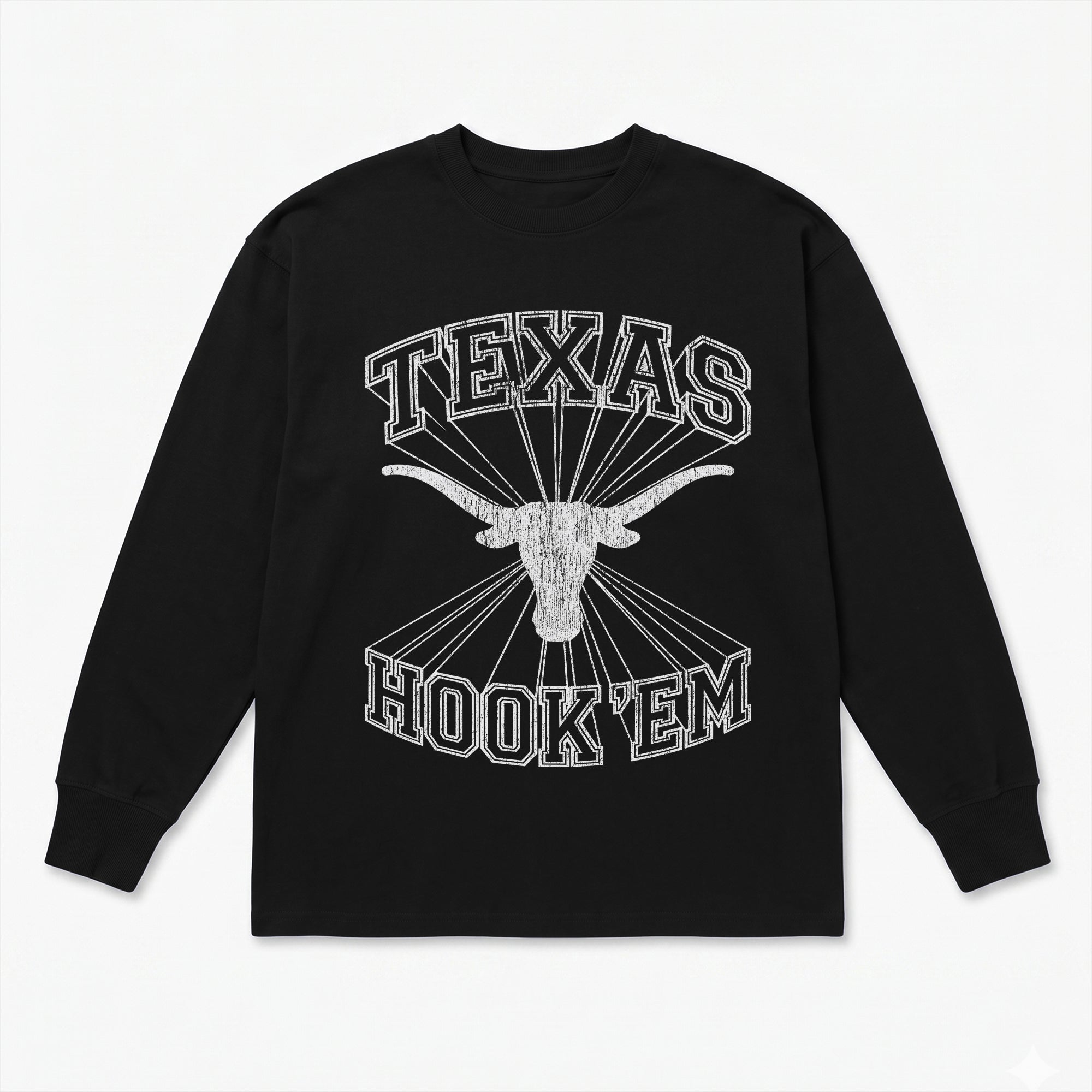 TEXAS LONGHORNS SPOTLIGHT ESSENTIAL RELAXED FIT LONG SLEEVE TEE