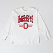 OHIO STATE BUCKEYES SWIFT STRIKE ESSENTIAL RELAXED FIT LONG SLEEVE TEE