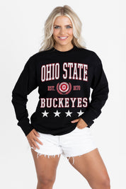 OHIO STATE BUCKEYES EVERYDAY STAR ESSENTIAL RELAXED FIT LONG SLEEVE TEE