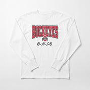 OHIO STATE BUCKEYES SWEET SPOT ESSENTIAL RELAXED FIT LONG SLEEVE TEE
