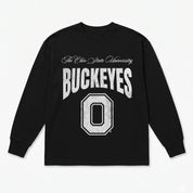 OHIO STATE BUCKEYES BOLD AMBITION ESSENTIAL RELAXED FIT LONG SLEEVE TEE