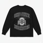 OHIO STATE BUCKEYES SPOTLIGHT ESSENTIAL RELAXED FIT LONG SLEEVE TEE