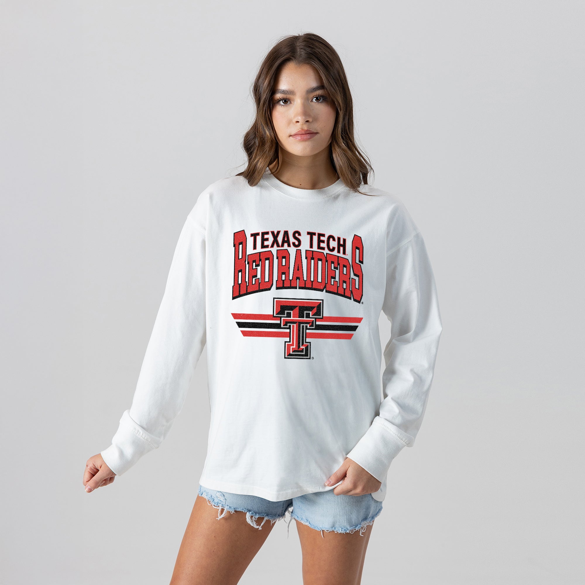 TEXAS TECH RED RAIDERS SWIFT STRIKE ESSENTIAL RELAXED FIT LONG SLEEVE TEE