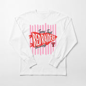 TEXAS TECH RED RAIDERS RALLY STRIPE ESSENTIAL RELAXED FIT LONG SLEEVE TEE