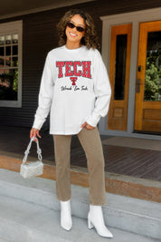 TEXAS TECH RED RAIDERS SWEET SPOT ESSENTIAL RELAXED FIT LONG SLEEVE TEE