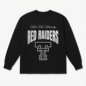 TEXAS TECH RED RAIDERS BOLD AMBITION ESSENTIAL RELAXED FIT LONG SLEEVE TEE