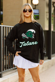 TULANE GREEN WAVE HONOR ROLL ESSENTIAL RELAXED FIT LONG SLEEVE TEE