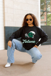 TULANE GREEN WAVE HONOR ROLL ESSENTIAL RELAXED FIT LONG SLEEVE TEE