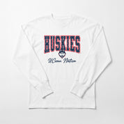 UCONN HUSKIES SWEET SPOT ESSENTIAL RELAXED FIT LONG SLEEVE TEE