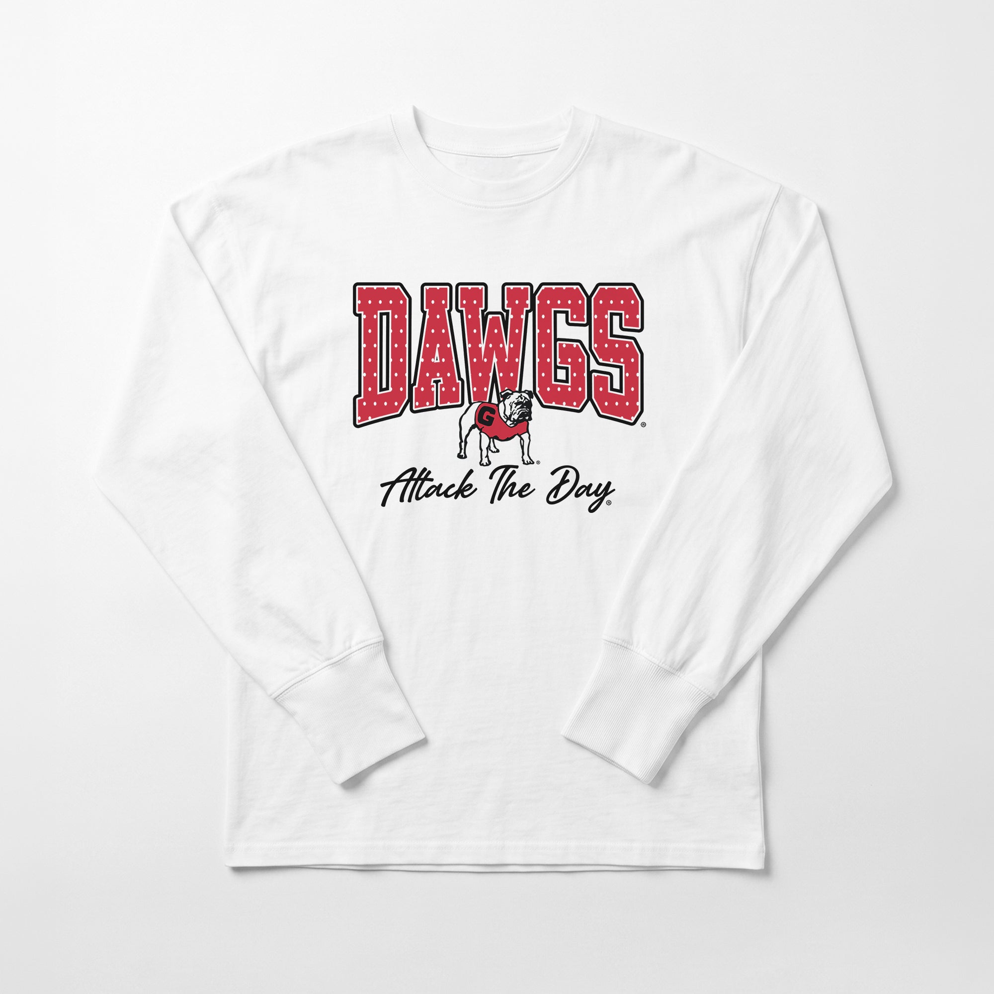 GEORGIA BULLDOGS SWEET SPOT ESSENTIAL RELAXED FIT LONG SLEEVE TEE