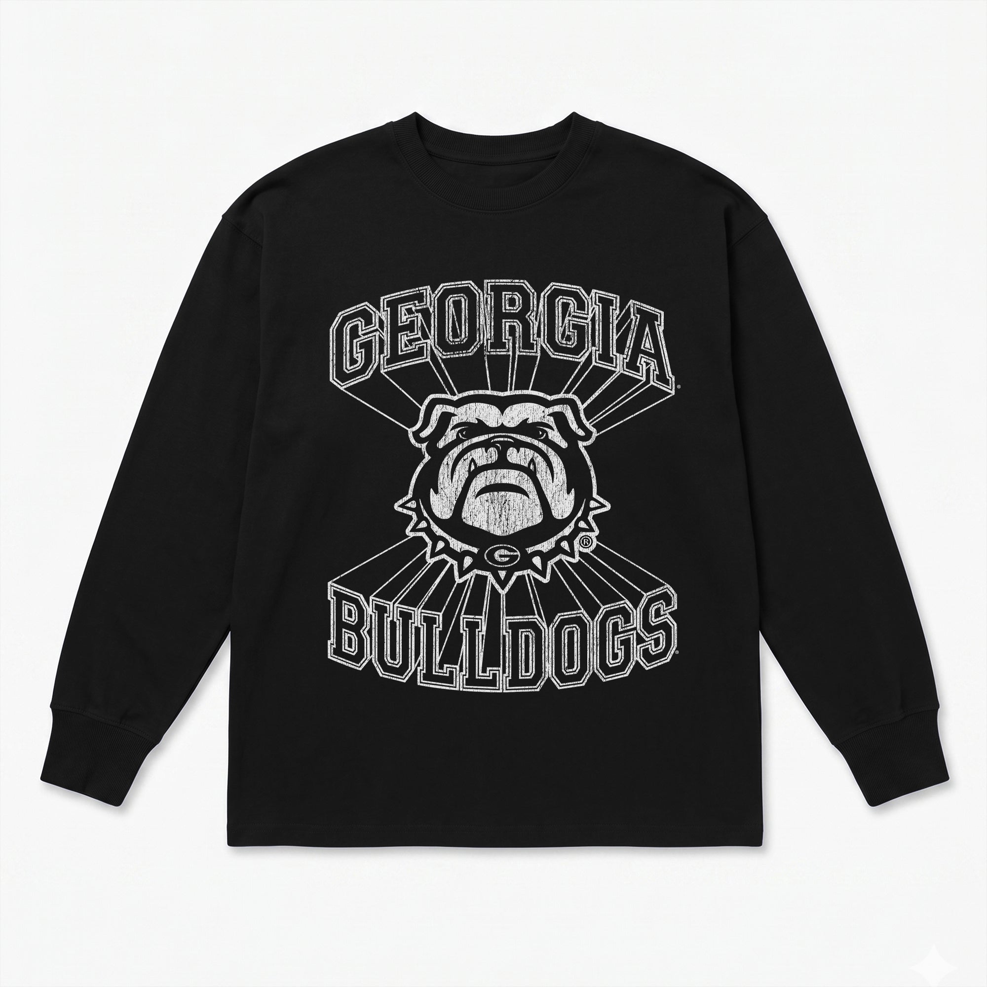 GEORGIA BULLDOGS SPOTLIGHT ESSENTIAL RELAXED FIT LONG SLEEVE TEE