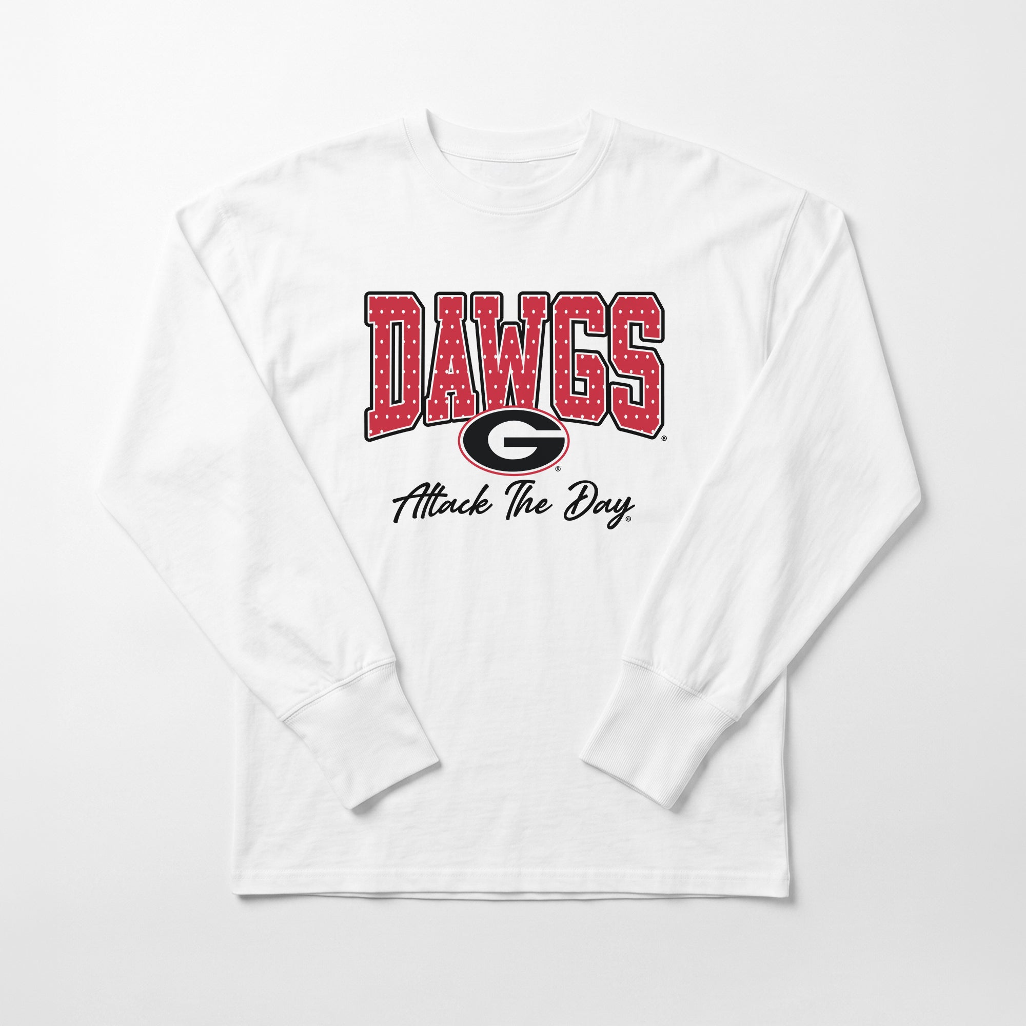 GEORGIA BULLDOGS SWEET SPOT ESSENTIAL RELAXED FIT LONG SLEEVE TEE