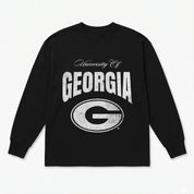 GEORGIA BULLDOGS BOLD AMBITION ESSENTIAL RELAXED FIT LONG SLEEVE TEE
