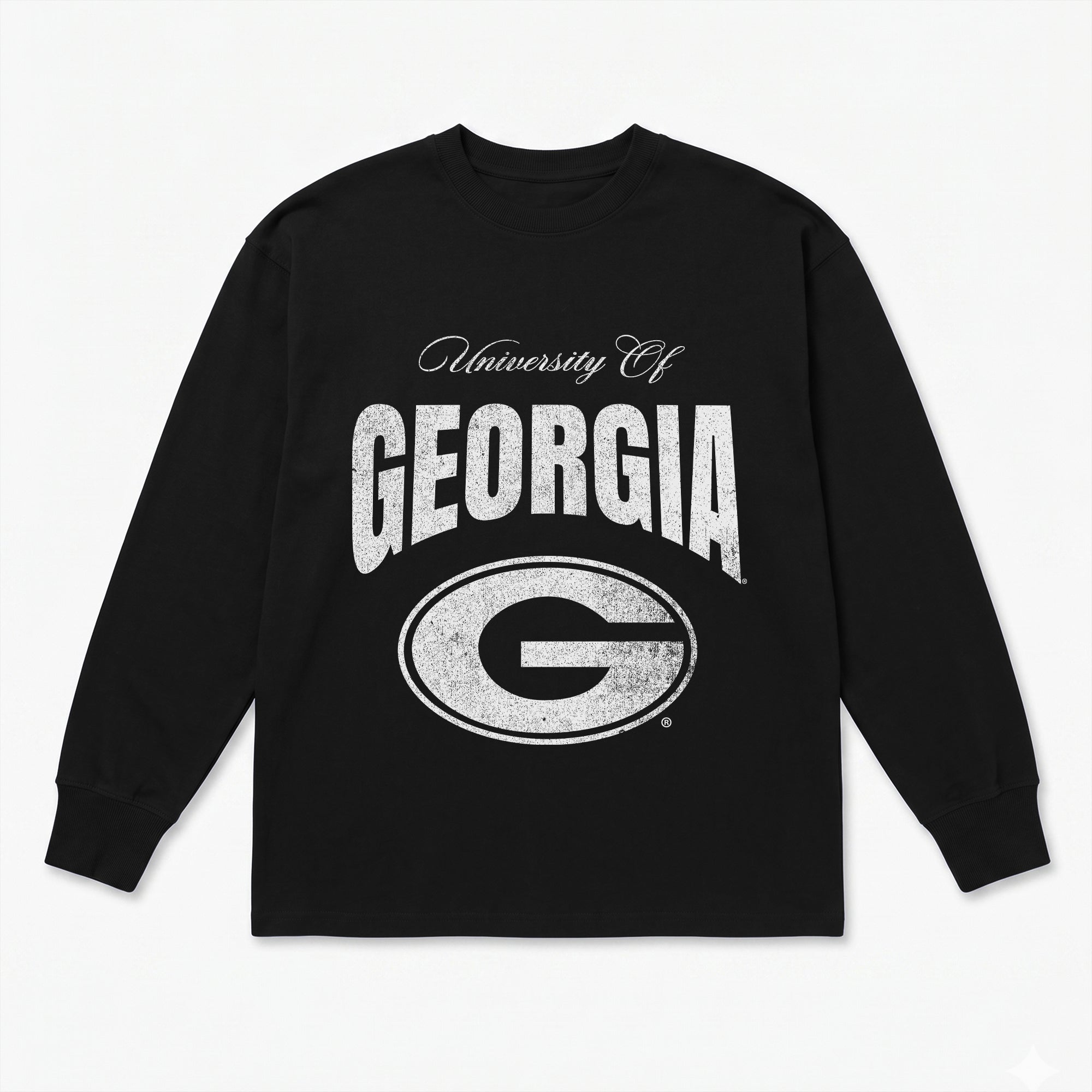 GEORGIA BULLDOGS BOLD AMBITION ESSENTIAL RELAXED FIT LONG SLEEVE TEE