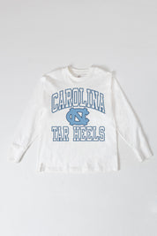 NORTH CAROLINA TAR HEELS MIND GAMES OVERSIZED MIDWEIGHT LONG SLEEVE TEE
