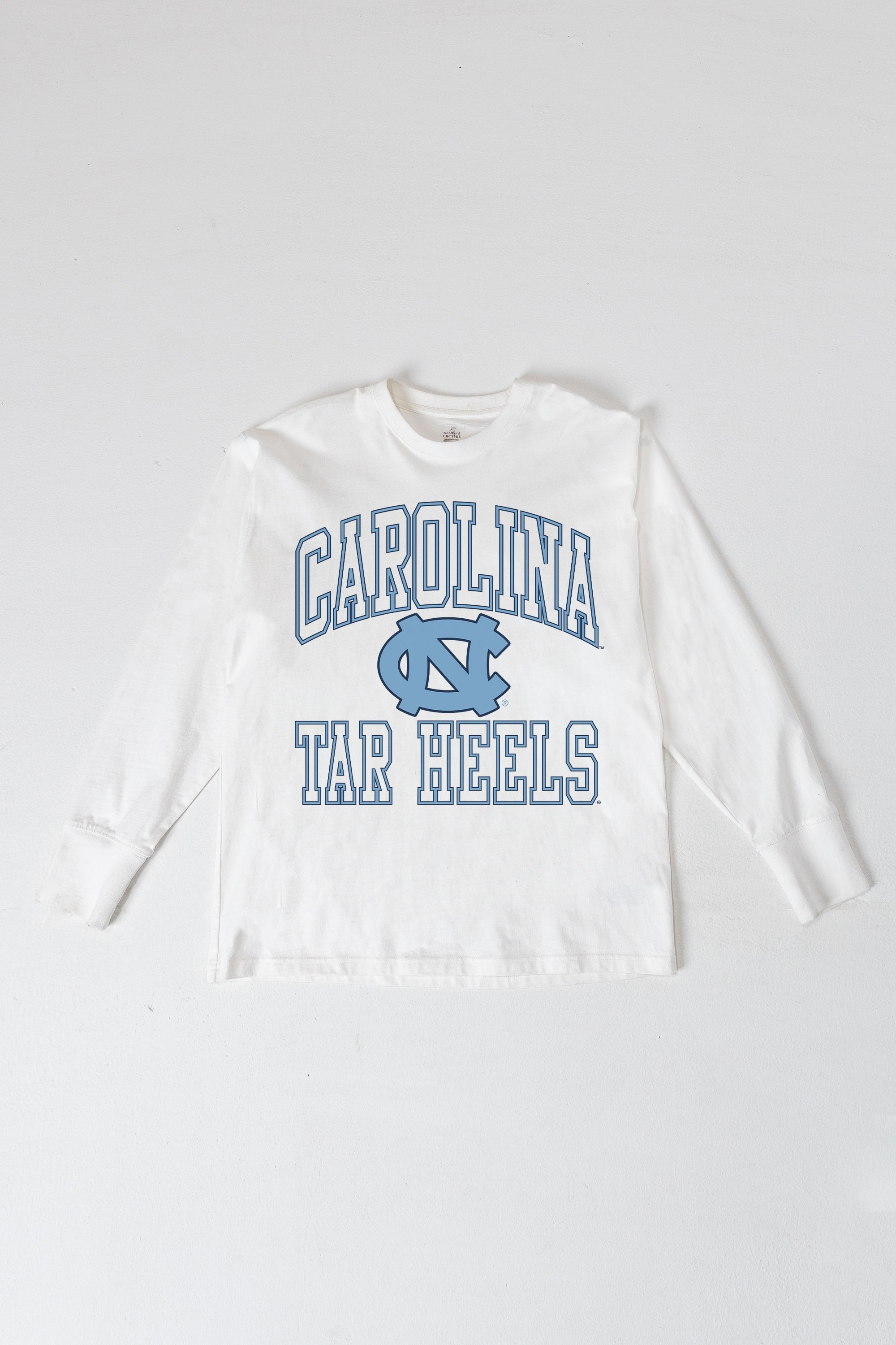 NORTH CAROLINA TAR HEELS MIND GAMES OVERSIZED MIDWEIGHT LONG SLEEVE TEE