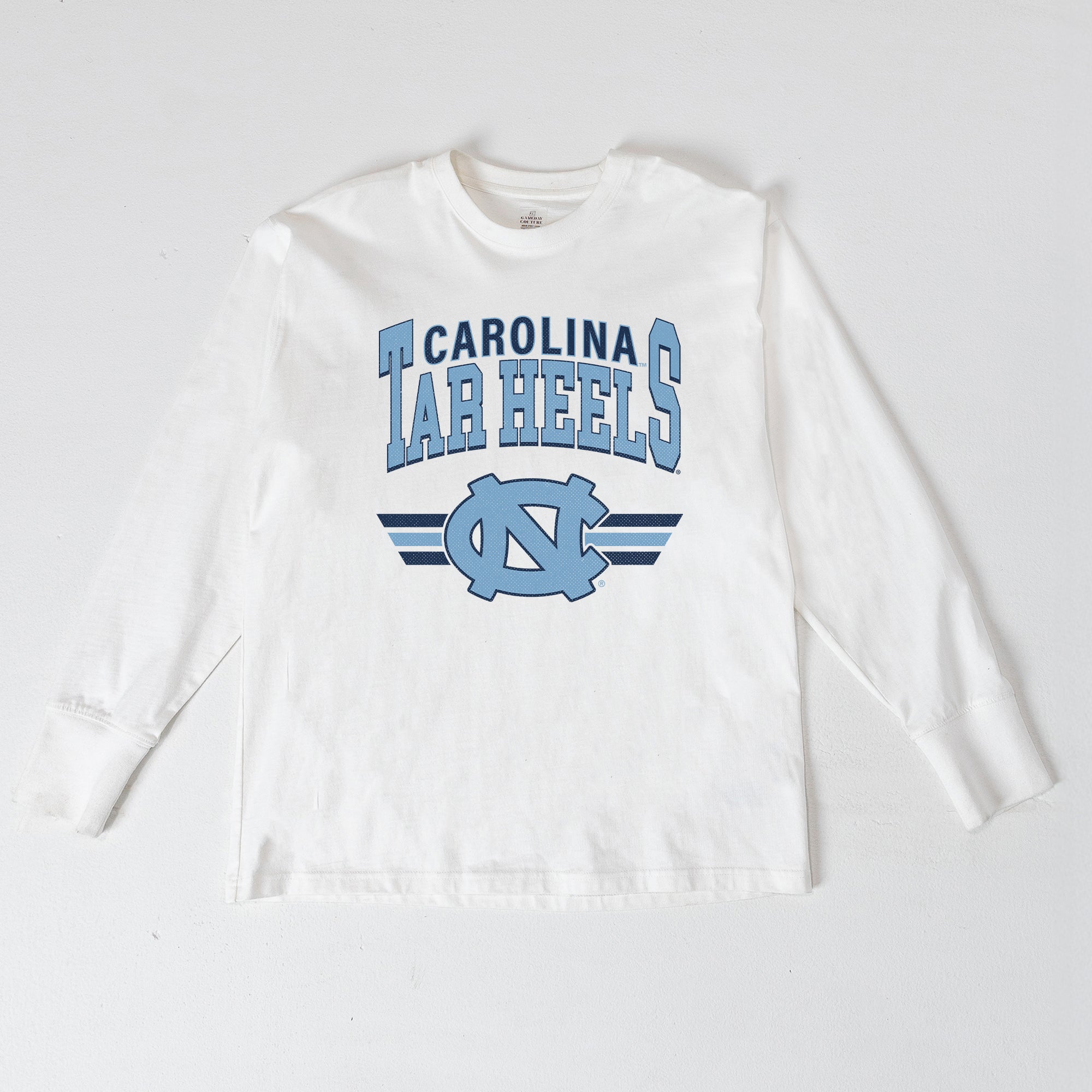 NORTH CAROLINA TAR HEELS SWIFT STRIKE ESSENTIAL RELAXED FIT LONG SLEEVE TEE