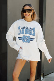 NORTH CAROLINA TAR HEELS SWIFT STRIKE ESSENTIAL RELAXED FIT LONG SLEEVE TEE
