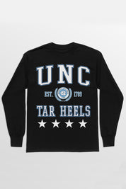NORTH CAROLINA TAR HEELS EVERYDAY STAR ESSENTIAL RELAXED FIT LONG SLEEVE TEE