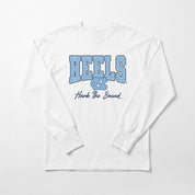 NORTH CAROLINA TAR HEELS SWEET SPOT ESSENTIAL RELAXED FIT LONG SLEEVE TEE