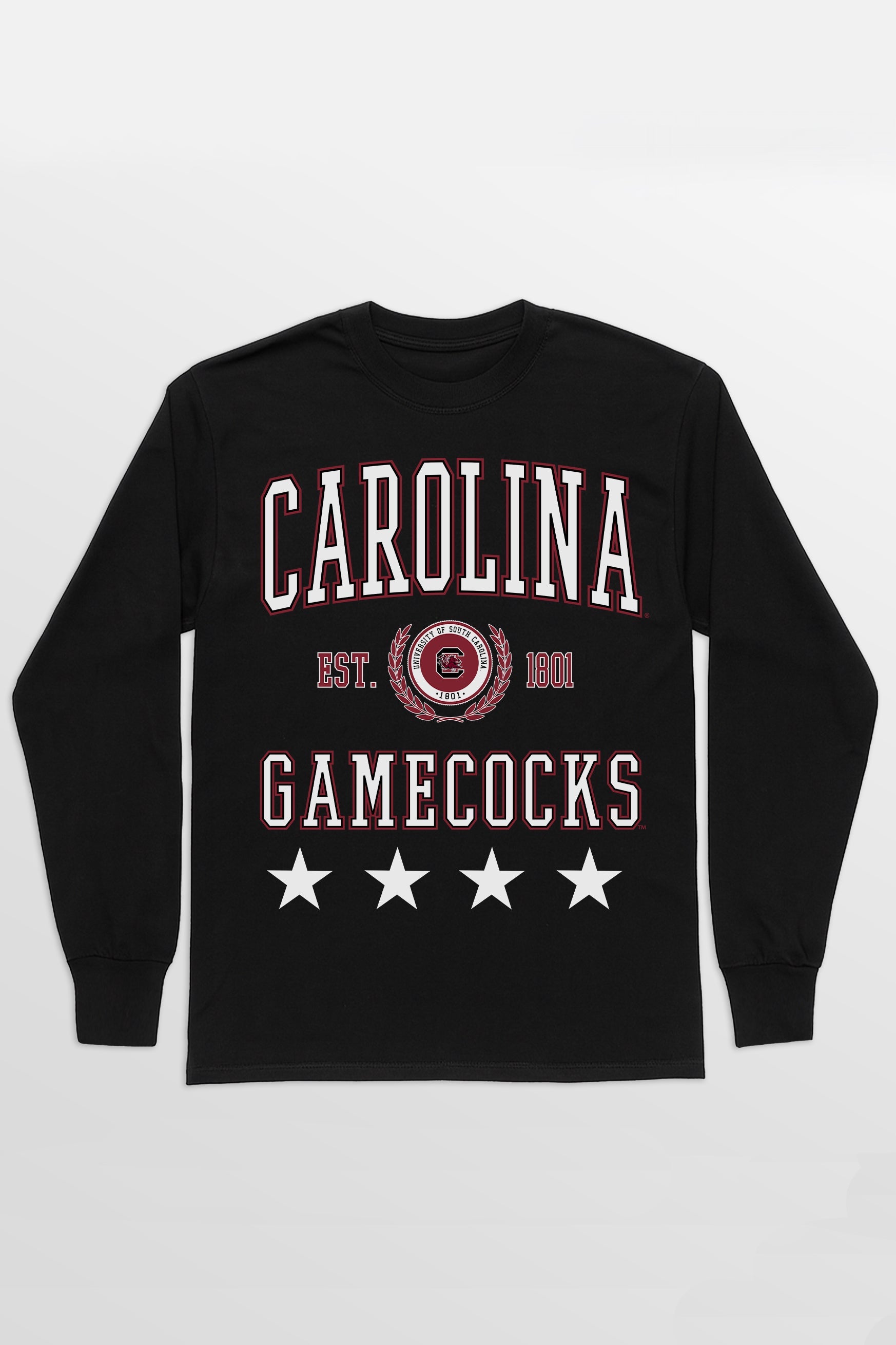 SOUTH CAROLINA GAMECOCKS EVERYDAY STAR ESSENTIAL RELAXED FIT LONG SLEEVE TEE