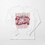 SOUTH CAROLINA GAMECOCKS RALLY STRIPE ESSENTIAL RELAXED FIT LONG SLEEVE TEE