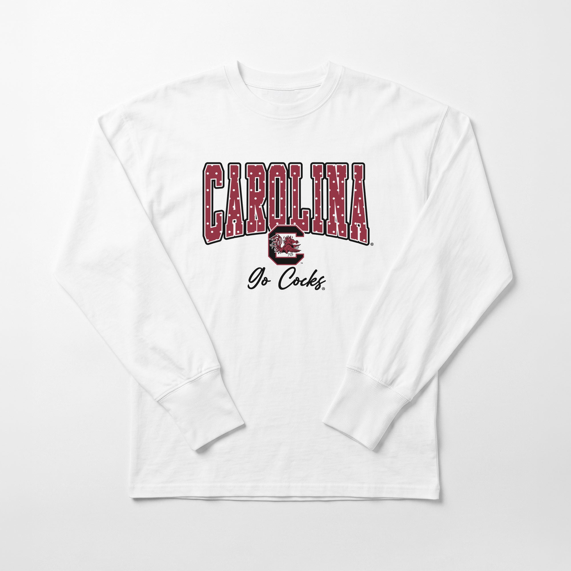 SOUTH CAROLINA GAMECOCKS SWEET SPOT ESSENTIAL RELAXED FIT LONG SLEEVE TEE