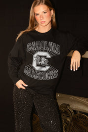 SOUTH CAROLINA GAMECOCKS SPOTLIGHT ESSENTIAL RELAXED FIT LONG SLEEVE TEE
