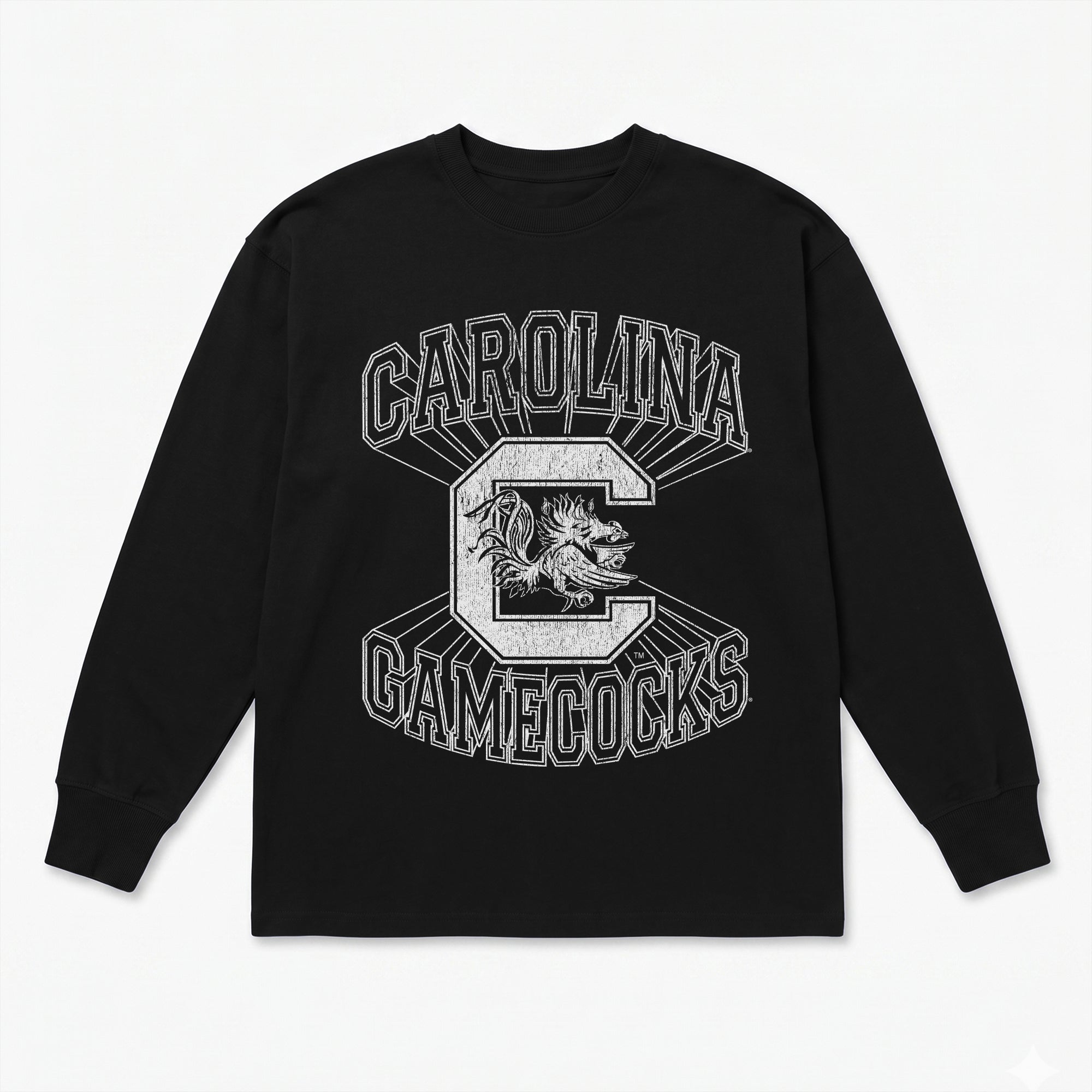 SOUTH CAROLINA GAMECOCKS SPOTLIGHT ESSENTIAL RELAXED FIT LONG SLEEVE TEE