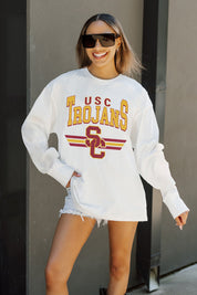 USC TROJANS SWIFT STRIKE ESSENTIAL RELAXED FIT LONG SLEEVE TEE
