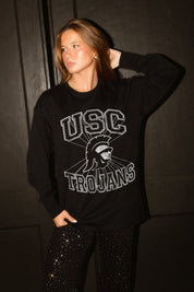 USC TROJANS SPOTLIGHT ESSENTIAL RELAXED FIT LONG SLEEVE TEE