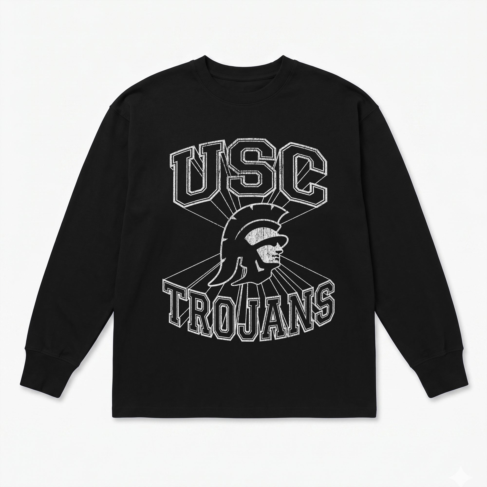 USC TROJANS SPOTLIGHT ESSENTIAL RELAXED FIT LONG SLEEVE TEE