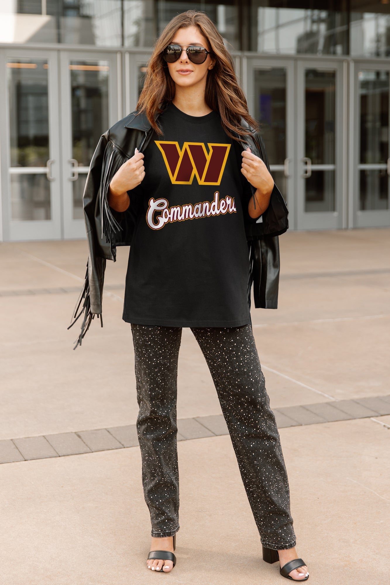 WASHINGTON COMMANDERS HONOR ROLL ESSENTIAL RELAXED FIT LONG SLEEVE TEE