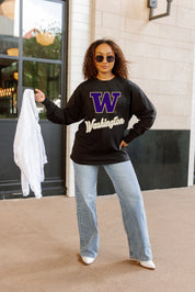 WASHINGTON HUSKIES HONOR ROLL ESSENTIAL RELAXED FIT LONG SLEEVE TEE