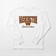 WASHINGTON COMMANDERS SWEET SPOT OVERSIZED LONG SLEEVE TEE