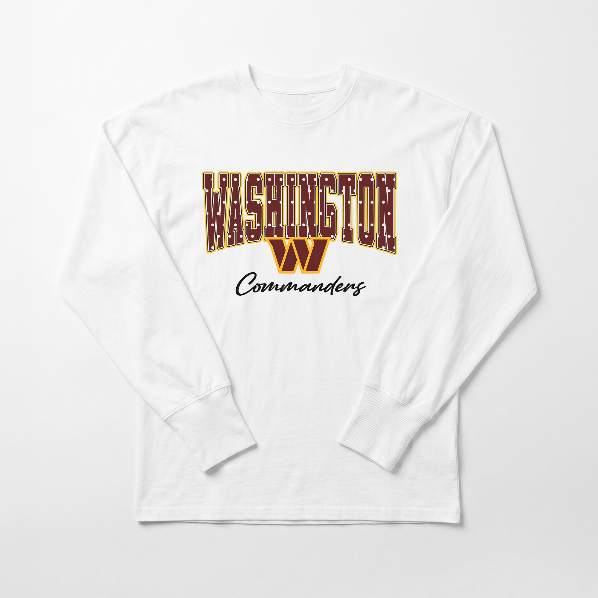 WASHINGTON COMMANDERS SWEET SPOT OVERSIZED LONG SLEEVE TEE