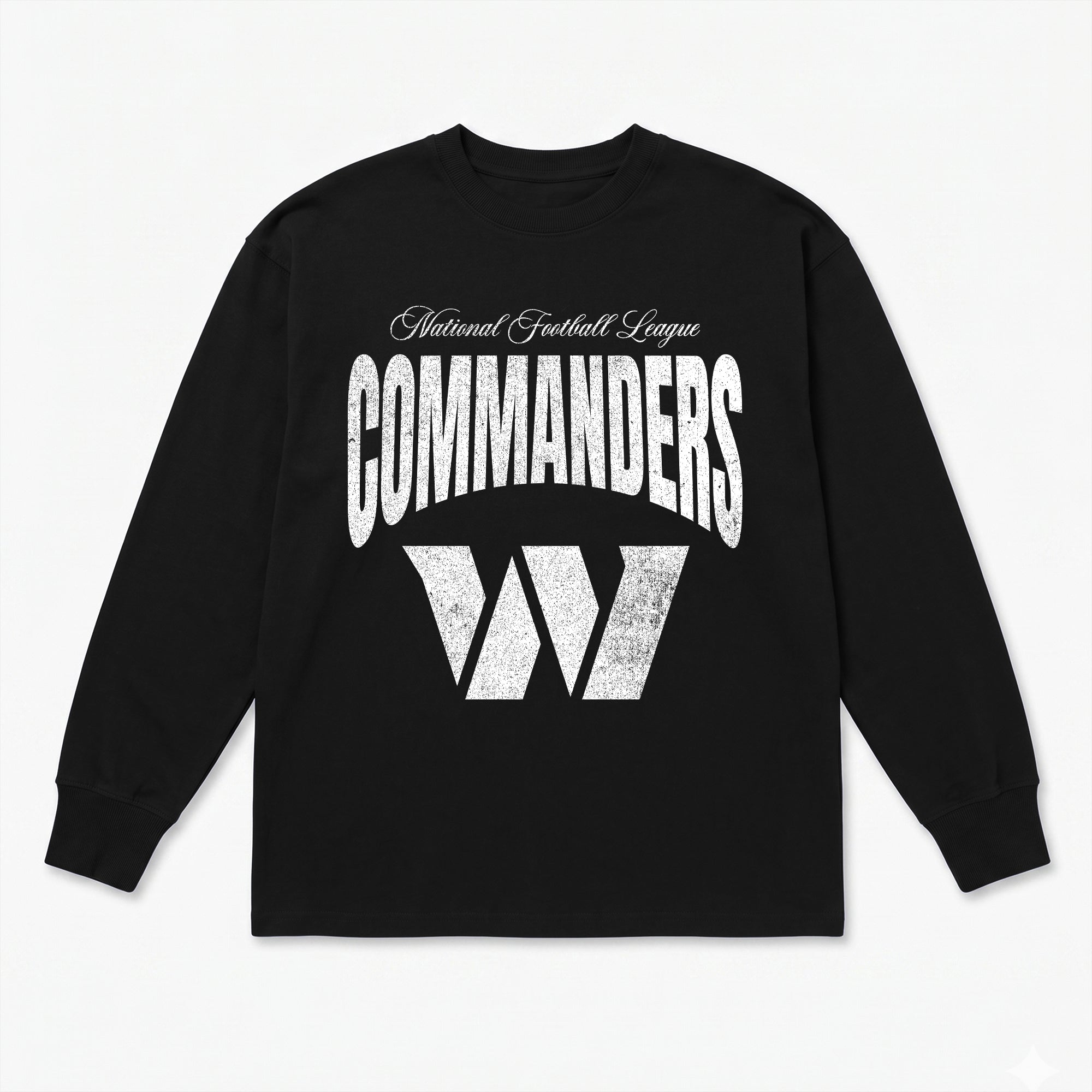 WASHINGTON COMMANDERS BOLD AMBITION OVERSIZED LONG SLEEVE TEE