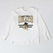 WAKE FOREST DEMON DEACONS SWIFT STRIKE ESSENTIAL RELAXED FIT LONG SLEEVE TEE