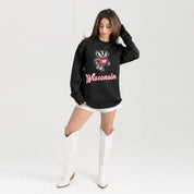 WISCONSIN BADGERS HONOR ROLL ESSENTIAL RELAXED FIT LONG SLEEVE TEE