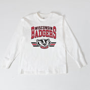 WISCONSIN BADGERS SWIFT STRIKE ESSENTIAL RELAXED FIT LONG SLEEVE TEE