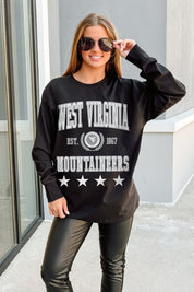 WEST VIRGINIA MOUNTAINEERS EVERYDAY STAR ESSENTIAL RELAXED FIT LONG SLEEVE TEE