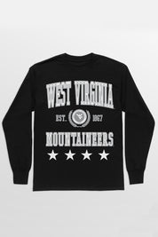 WEST VIRGINIA MOUNTAINEERS EVERYDAY STAR ESSENTIAL RELAXED FIT LONG SLEEVE TEE