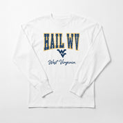 WEST VIRGINIA MOUNTAINEERS SWEET SPOT ESSENTIAL RELAXED FIT LONG SLEEVE TEE