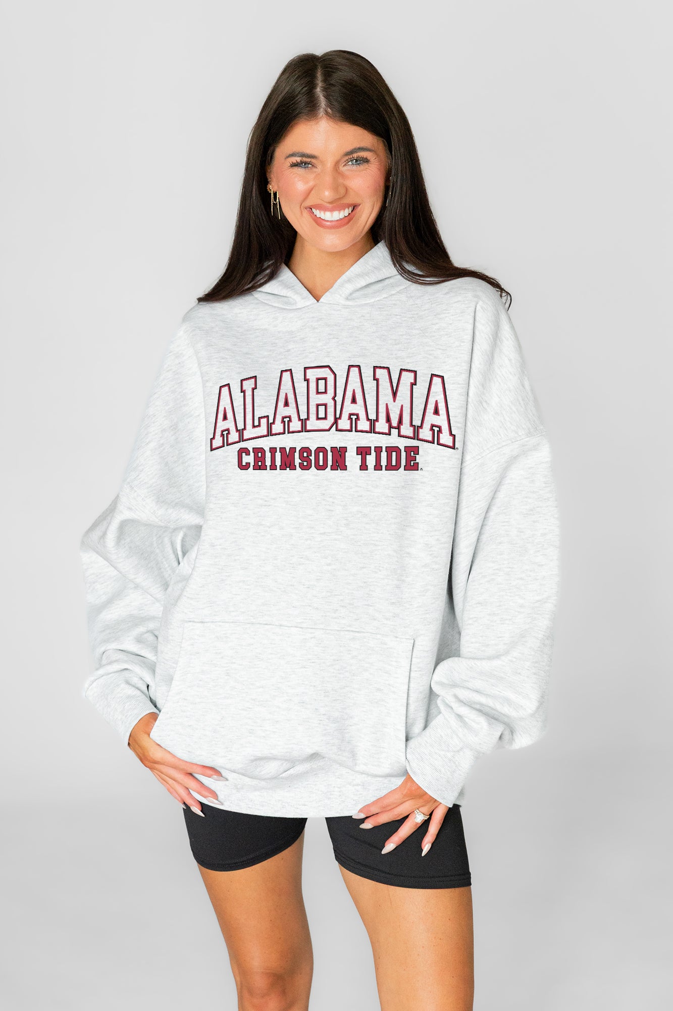 ALABAMA CRIMSON TIDE DAILY GRIND OVERSIZED PREMIUM WEIGHT UNISEX HOODIE