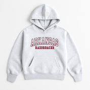 ARKANSAS RAZORBACKS DAILY GRIND OVERSIZED PREMIUM WEIGHT UNISEX HOODIE